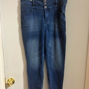 HALARA High Rise Blue Jeans